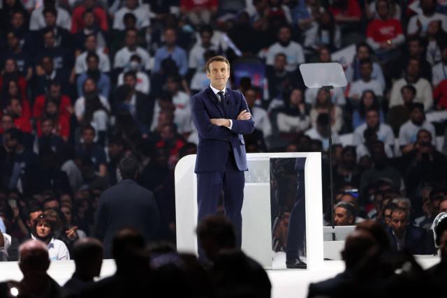 Le discours de Macron avant le second tour